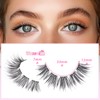 10 pairs Natural False eyelashes 3D Fake Lashes 100% Handmade