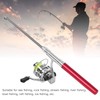 Portable Mini Pen Shape Fishing Rod Pole Pocket Retractable Fishing