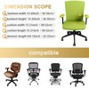 Tallew 4 Pcs Office Chair Covers Set Computer Universal Protective