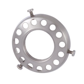 B&P Lamp® 2 1/4" Fitter, Screw-On, Uno-Type Shade Holder, Unfinished Steel