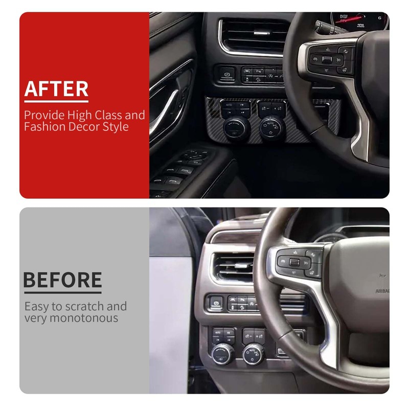 Linskip Headlight & Mode Panel Control Trim Compatible with 2021