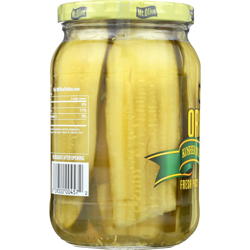 Mount Olive, Organic Dill Sandwich Stuffers, 16 Fl Oz