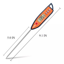 Nangoala Termómetro Digital De Leche Para Carne, Termómetro Digital D