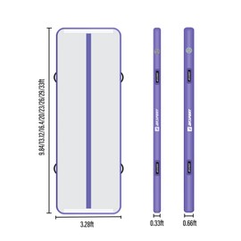 AKSPORT Gymnastics Air Mat Tumble Track Tumbling Mat Inflatable Floor Mats with Air Pump for Home Use/Tumble/Gym/Training/Cheerleading/Parkour/Beach/Park/Water