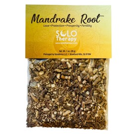 Mandrake Dried Cut Root, 28 grams, Love, Protection, Fertility Rituals (Mandrake Root)
