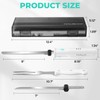 HAUSHOF Cordless Electric Knife Set for Meat Slicing 8V Stainless