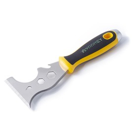 Voomey 12-In-1 Putty Knife,Multifunctional Paint Scraper Tool, Stainless Steel Paint Scraper, Metal Scraper Used For Cleaning Paint Rollers, Removing Wall Cracks,Etc