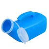 Men's Portable Urinal with Lid 1200ml Plastic Urine Bottle for