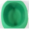 Jesters Party Green Felt Bowler Hat with Satin Ribbon, One
