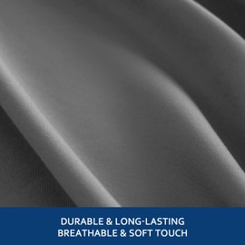 Queen Fitted Sheet Only, Ultra Soft Fitted Sheet Queen Fits Air Mattress and Pillow Top Thick Mattress Up to 24 Inch, Extra Deep Pocket Queen Sheets 2 Pack, Grey