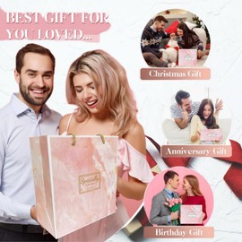 YOZRAN Happy Birthday Gift Women, Pamper Kit, Sister Gifts care, Relaxing Bath Sets Spa Gift Wife,Female Friend Coworker get wellsoon,Thankyou gift (Pink box)