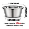 Stainless Steel Large Dog Food Bowl, 176 oz (24cup) Large