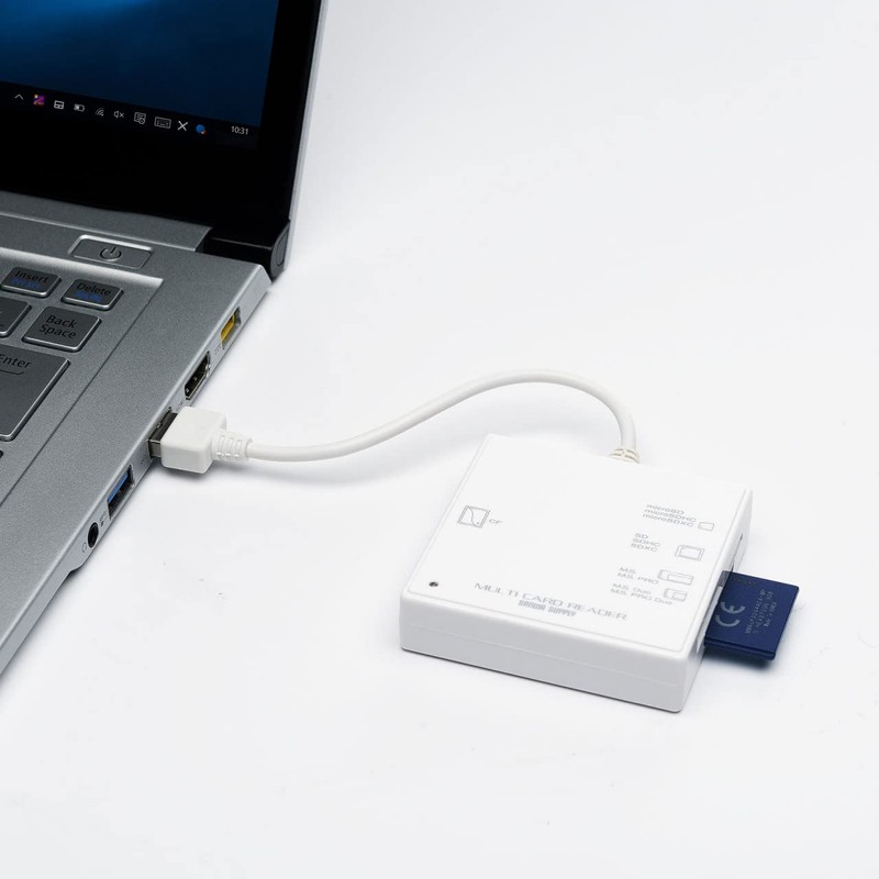 Sanwa Supply ADR-ML23WN USB 2.0 Card Reader