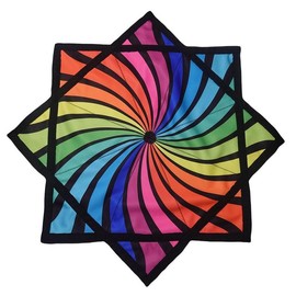 Flowstar dapo flowchakra double-sided printing with large flowing waves of stars with fluorescent effect Room Decor Decoration - Colour: 3