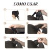 Coleta Postiza Cabello Lacio Caballo Natural Extensiones