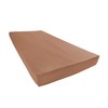 Visaggio Microfibre Fitted Sheet 90-100 x 200 cm Nougat Microfibre