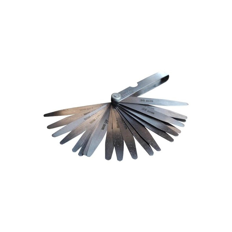 Faithfull FAIAUFEELER Metric Feeler Gauge - 20 Blade 0.05-1.00mm