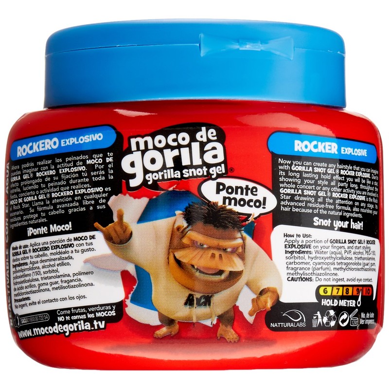 Moco De Gorilla Rockero Mega Gel, Quizz, 9.52 Ounce