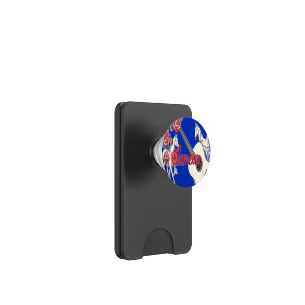 Flamenco Guitar Romantic PopSockets PopWallet for MagSafe