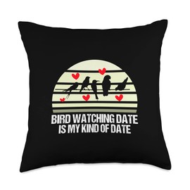 I'm only available if go bird watching Bird Throw Pillow