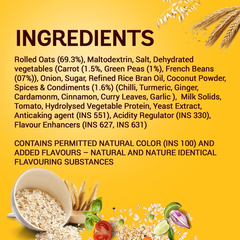 Saffola Masala Oats Veggie Twist 1 Kg