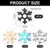 4 Pieces Snowflake Shaped Wrenches, Multifunctional Wrenches, Portable Tools, Stainless