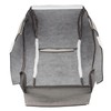 AUTOKAY Cloth Driver Bottom Seat Cover Gray Fits for Toyota