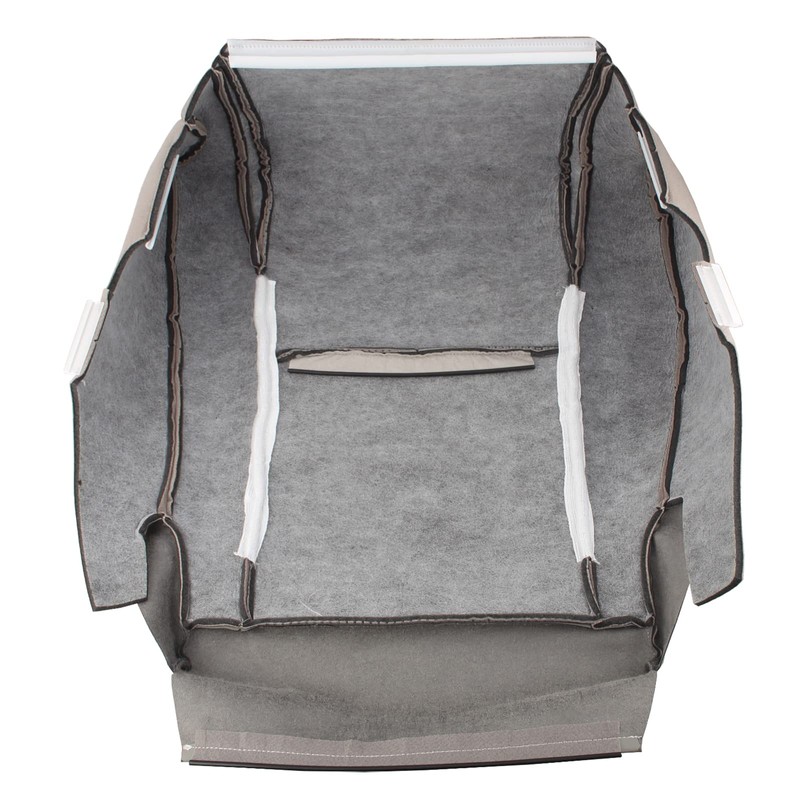 AUTOKAY Cloth Driver Bottom Seat Cover Gray Fits for Toyota