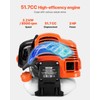 VEVOR String Trimmer, 51.7CC 2-Stroke, Gas Powered Weed Wacker, 16.9"