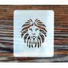 Lion Design Stencil Crafting, Card Making, Face Painting 7cm x