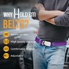 Hold’Em Military Canvas Webbing Belts for MEN’S–Polished Silver Slider Buckle