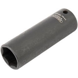 Draper 5190 1/4" Square Drive Expert Hi-Torq Metric Deep Impact Socket, 12 mm Size