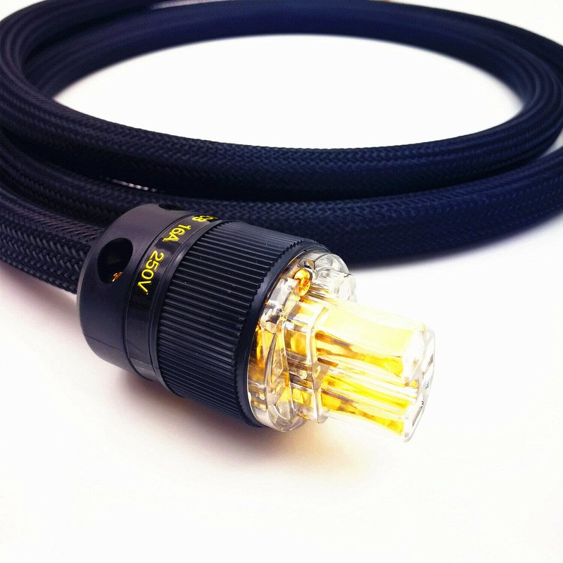 WAudio 10AWG Audio Power Cable - EU Standard HiFi Power