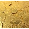 CrazyOutlet Gold Coins Milk Chocolate Candy, Large 1.5 Inch, Bulk
