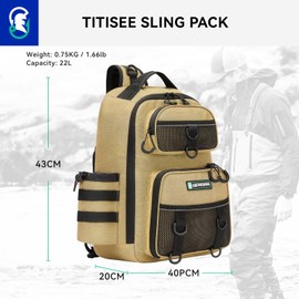 LACUEQUES Fishing Tackle Backpack with Rod Holder 22L Lightweight Outdoor Water-Resistant Fishing Gear Equipment Shoulder Storage Bag for Men