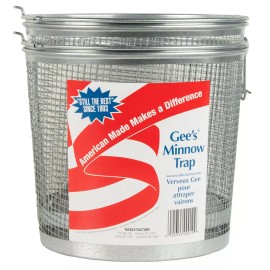 Gees Two (2) Gee's G-40 Galvanized Minnow Bait Fish Traps Freshwater Saltwater Snake