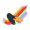 9Pcs Hex Wrench Ball End Colourful Long Arm Metal Key