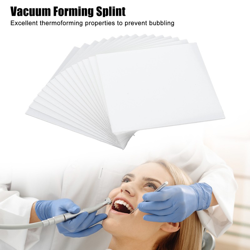 1mm 20PCS Vacuum Forming Splint Sheets Prevent Bubbles Professional Thermoforming