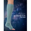 Maison Peony Men's Compression Socks, For Night, Silk Blend, For