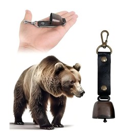 Bear Bell, Noise Cancelling Function, Lightweight, Bear Repellent Bell, For Mountain Climbing, Hiking, Trekking,