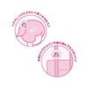 Uniq Tinipin Omekashi Pair Rubber Hair Ties - TP-0003B