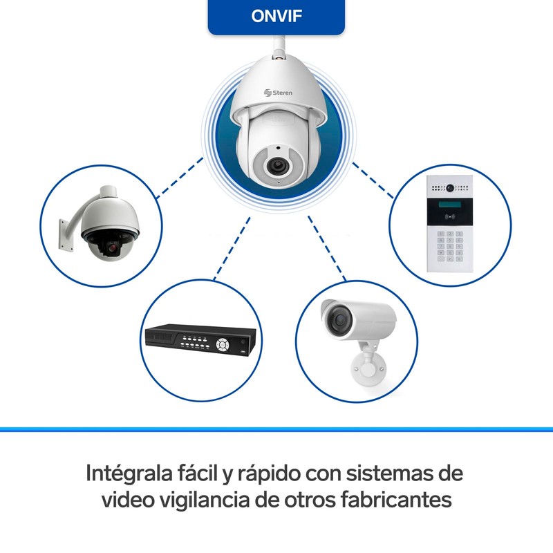 STEREN CCTV-235 Cámara de Seguridad Wi-Fi Full HD 1080p robotizada