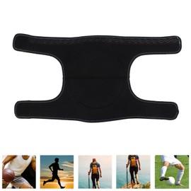 PECY Schwamm-Knieschützer, Schwarz, verhindern das Verrutschen von Tanz-Knieschützern für Frauen