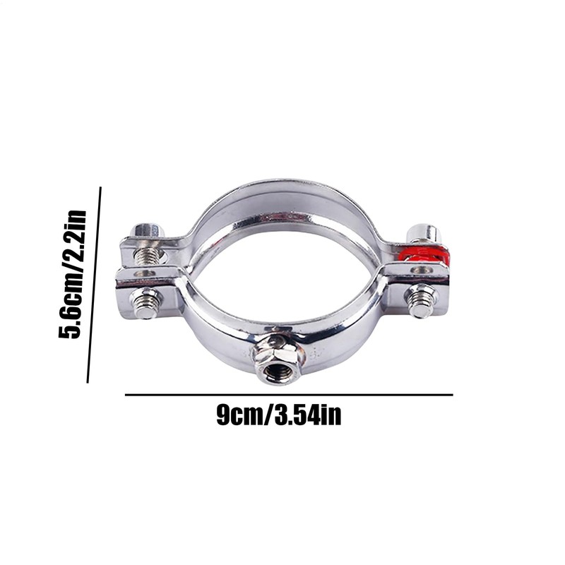 Split Ring Pipe Hanger, 2 Inch Pipe Bracket, Stainless Steel
