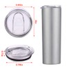 20oz Skinny Tumbler Replacement Lids 3 Pack,2.75in Cup Mouth Compatible