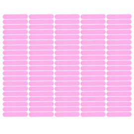 Limas de uñas desechables, 100 archivos de uñas desechables Limas para Uñas de Doble Cara Set Gel Acrílico Limas Limas uñas con Lavable Para una manicura y pedicura suave y agradable(Rosado)