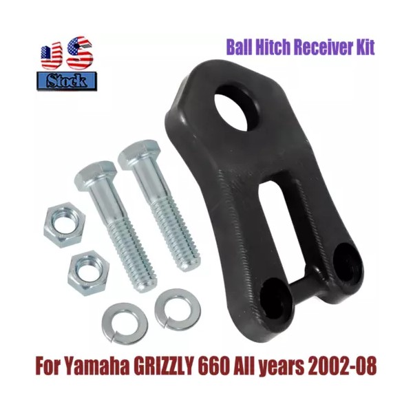 Unbranded For 2002-2008 Stock Ball Mount ATV Receiver Hitch Kit