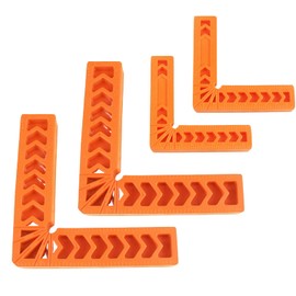 PLEAVIT Corner Clamp, Right Angle Ruler, L-Shaped Clamp Guide, Woodworking, Welding, Fixing, DIY Tool, Set of 4
