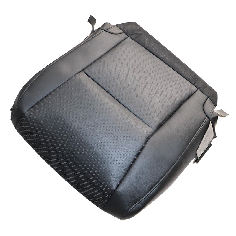 FZJDSD Black Passenger Side Bottom Microfiber Leather Replacement Seat Cover