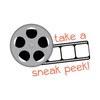 CafePress Sneak Peek Sticker Sticker (Oval 50 pk)